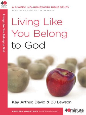 cover image of Living Like You Belong to God